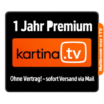 Kartina TV 1 Year Premium TV Access