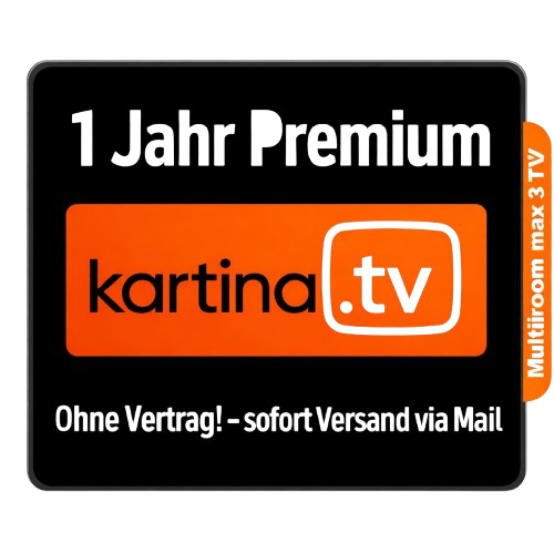 Kartina TV 1 Year Premium TV Access