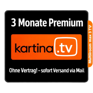 Kartina TV 3 Month Premium TV Access