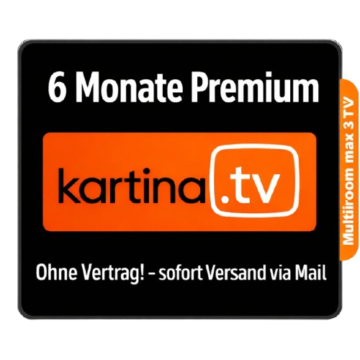 Kartina TV 6 Month Premium TV Access